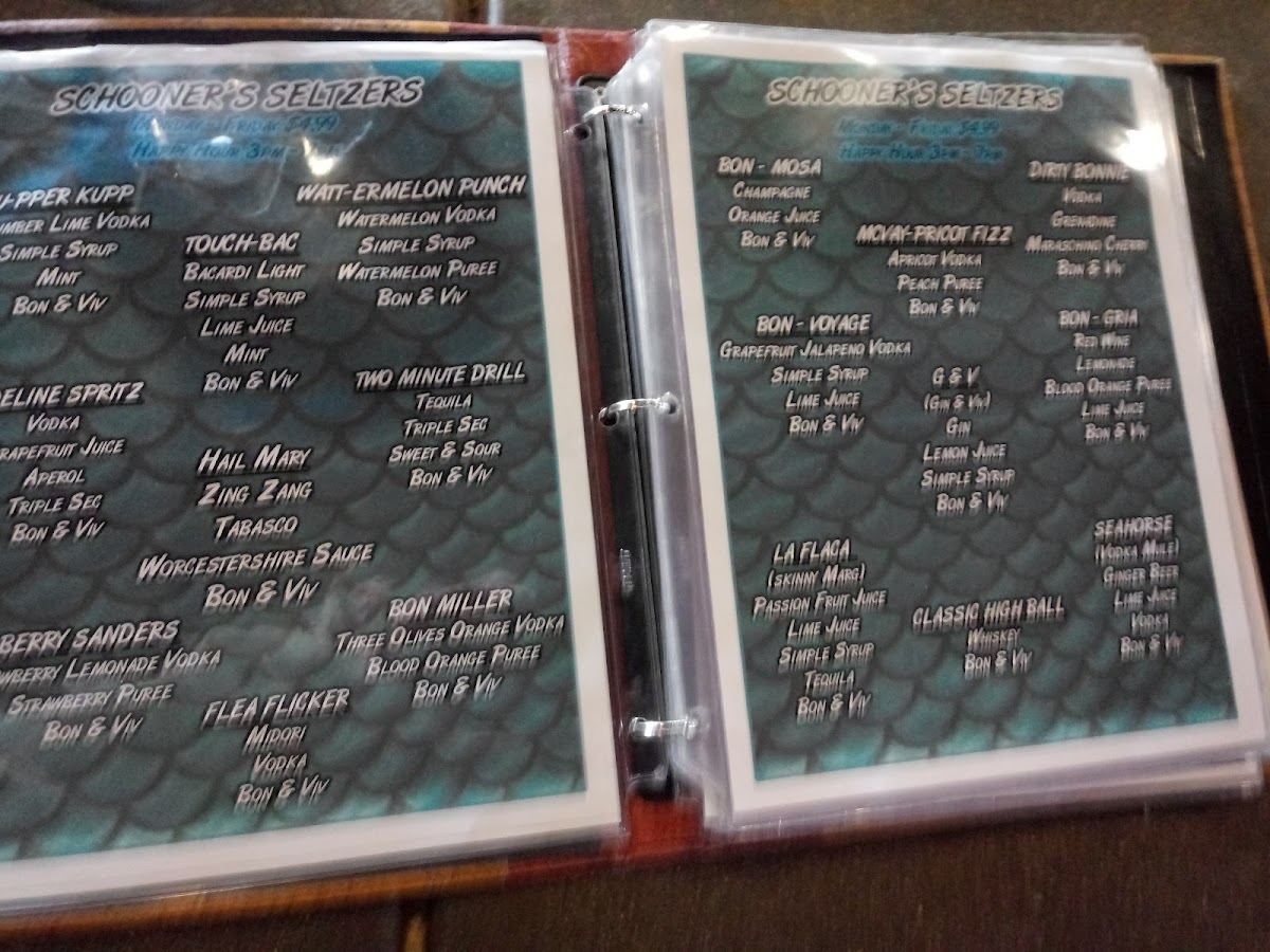 Schooners Patio Grille Menu - Image 6